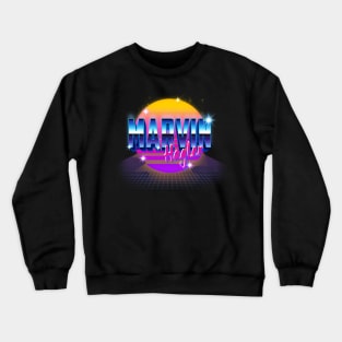 Classic Marvin Name Color Styles Christmas 70s 80s 90s Crewneck Sweatshirt